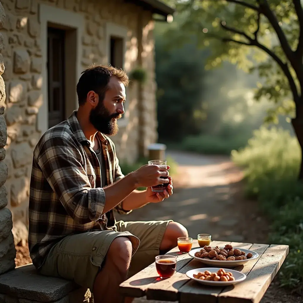 Zeleni čaj s korijenom ginsenga i makom u staklenoj šalici